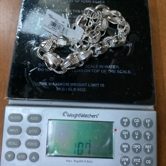 Napier Chunky Silver-tone Necklace New With Tag - Picture 10 of 10